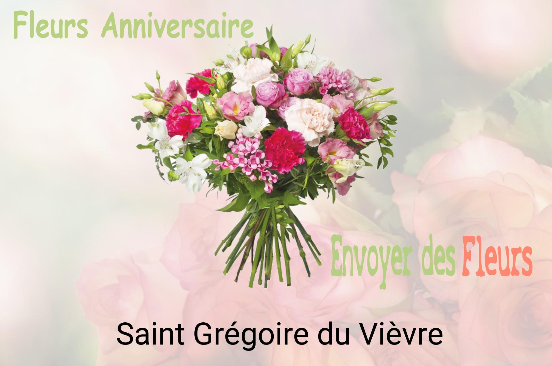 Bouquet de fleurs d’anniversaire livré à Saint-Grégoire-du-Vièvre